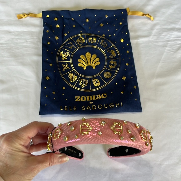 Lele Sadoughi Libra Alice Headband in Rose Gold Shiny Metallic NWT - Picture 11 of 14